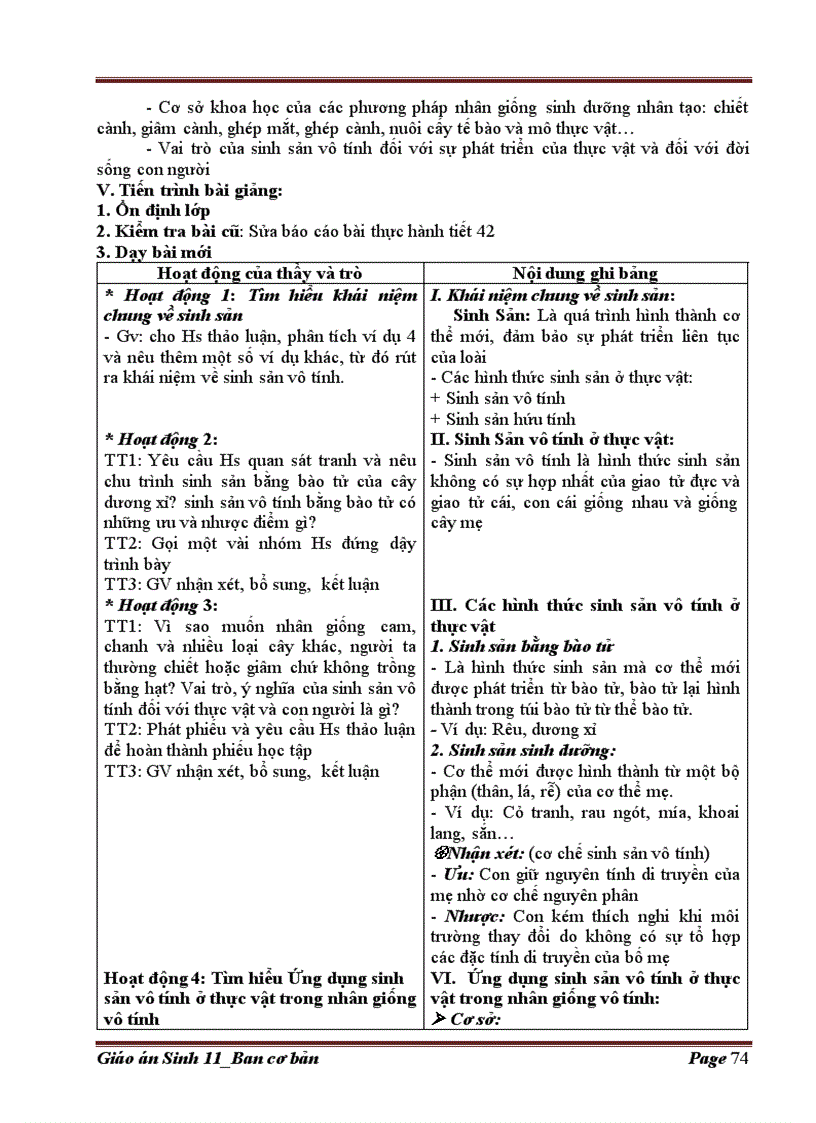 image for page Giáo án Sinh học lớp 11 cơ bản