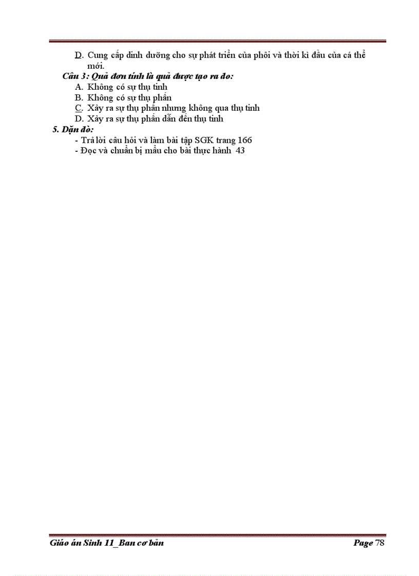 image for page Giáo án Sinh học lớp 11 cơ bản