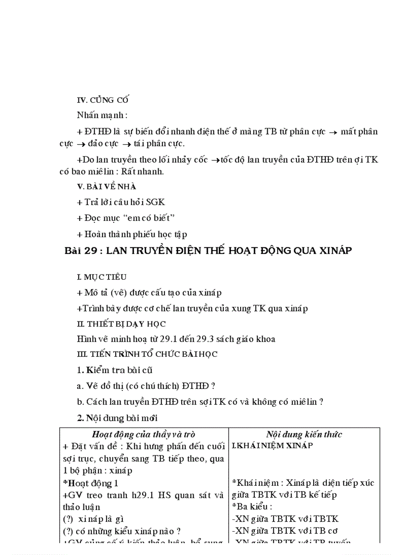 image for page Giáo Án Sinh Học Lớp 11 Ban cơ bản