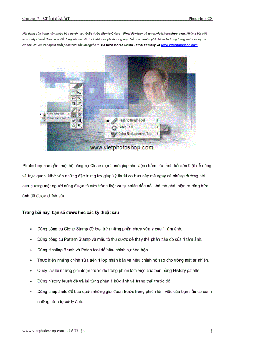 image for page Giáo trình photoshop7