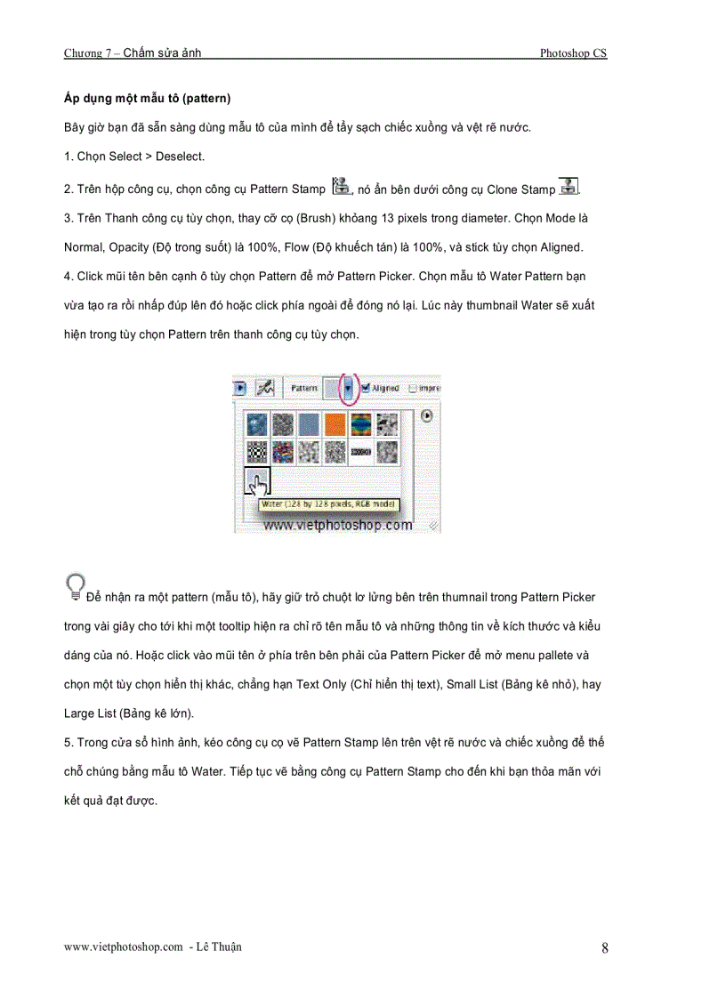 image for page Giáo trình photoshop7