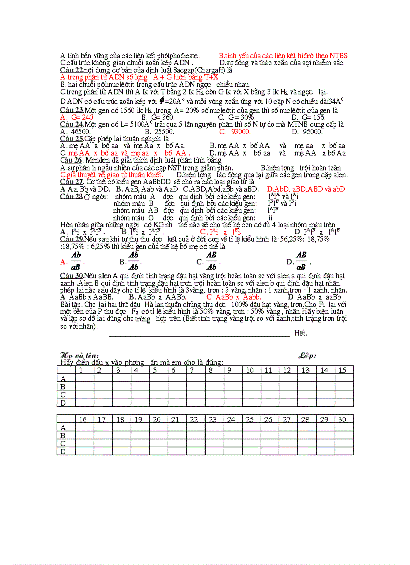 image for page Kiểm tra 1 tiết HK2