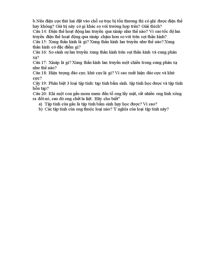 image for page Ôn tập phần cảm ứng động vật