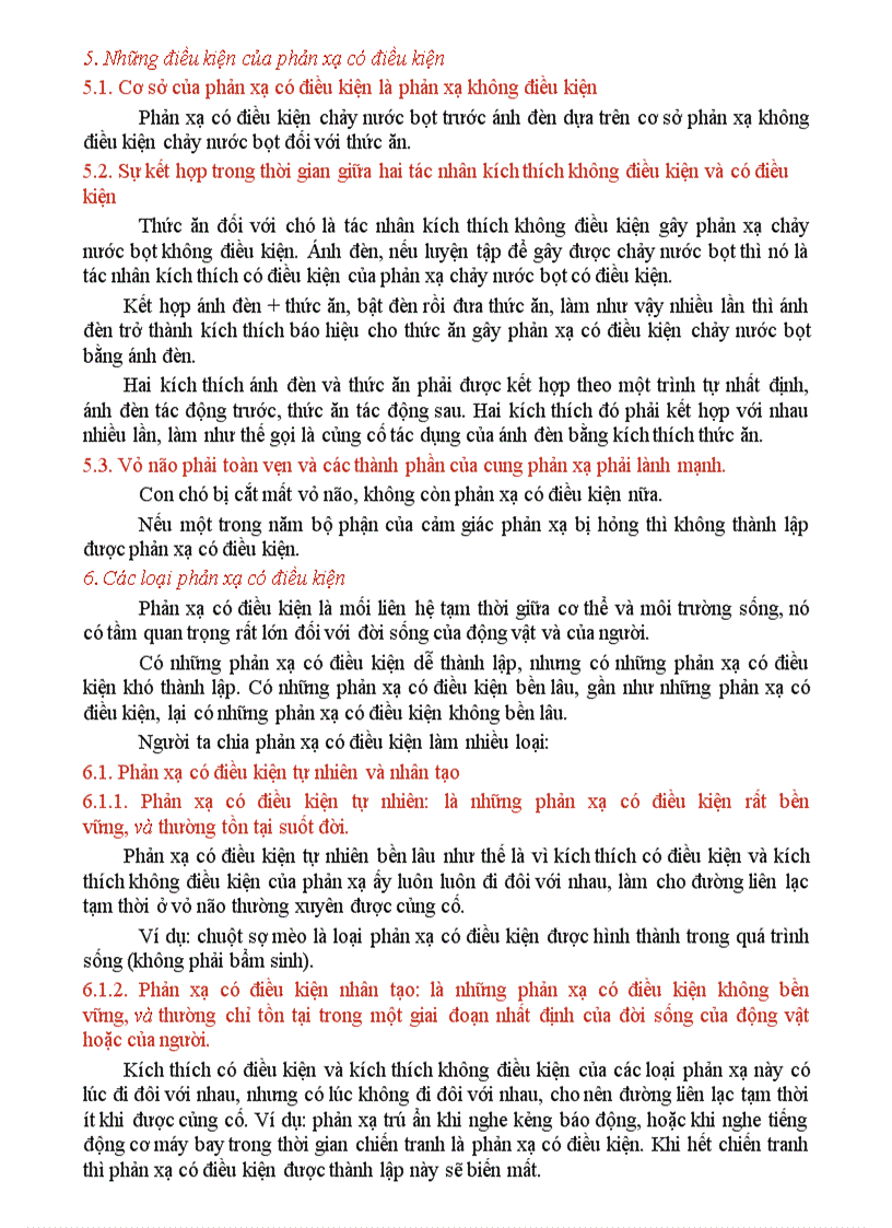 image for page Phản xạ có điều kiện