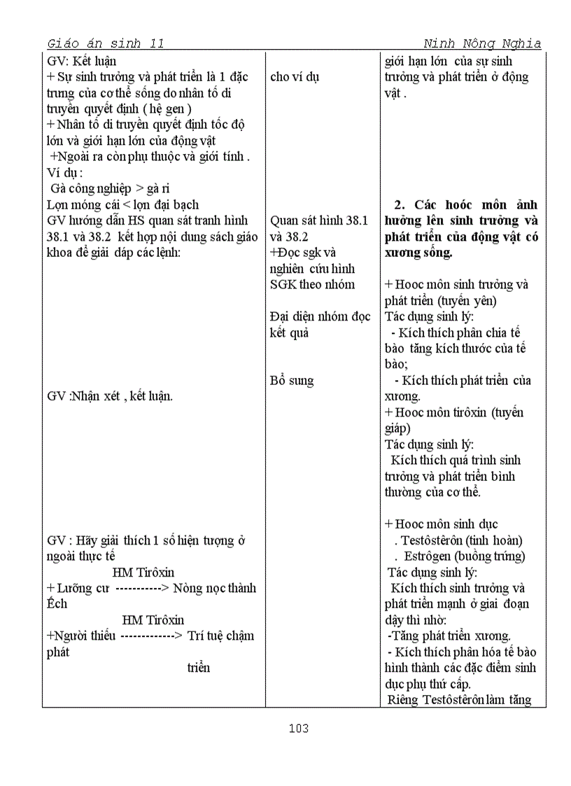 image for page Sinh 11 CB Bài 38 39