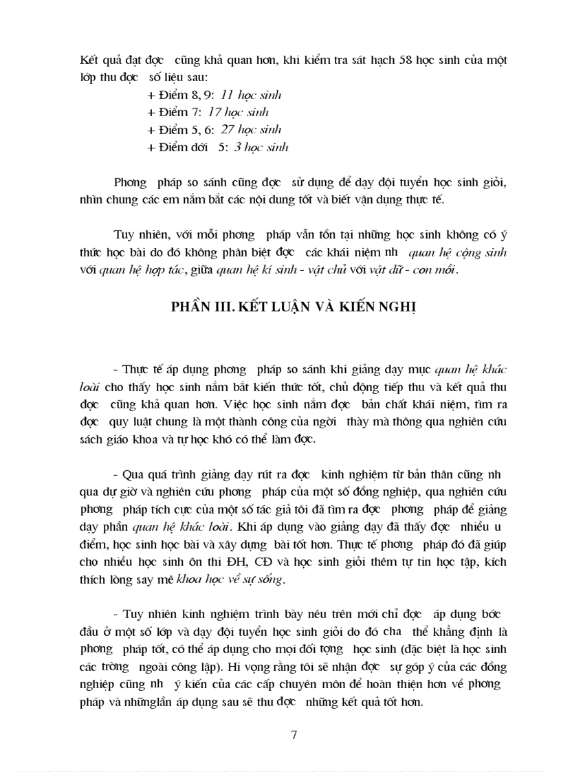 image for page SKKN giang day quan he khac loai