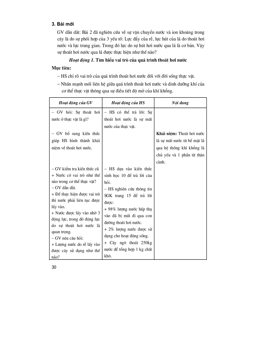 image for page Thiết kế bài giảng Sinh học 11 Tập 1