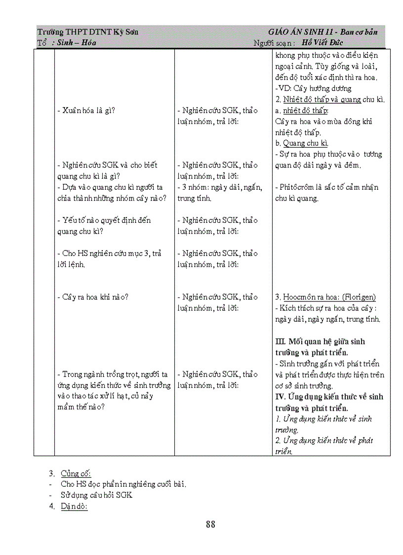 image for page Thiết kế giao án Sinh học 11 CB