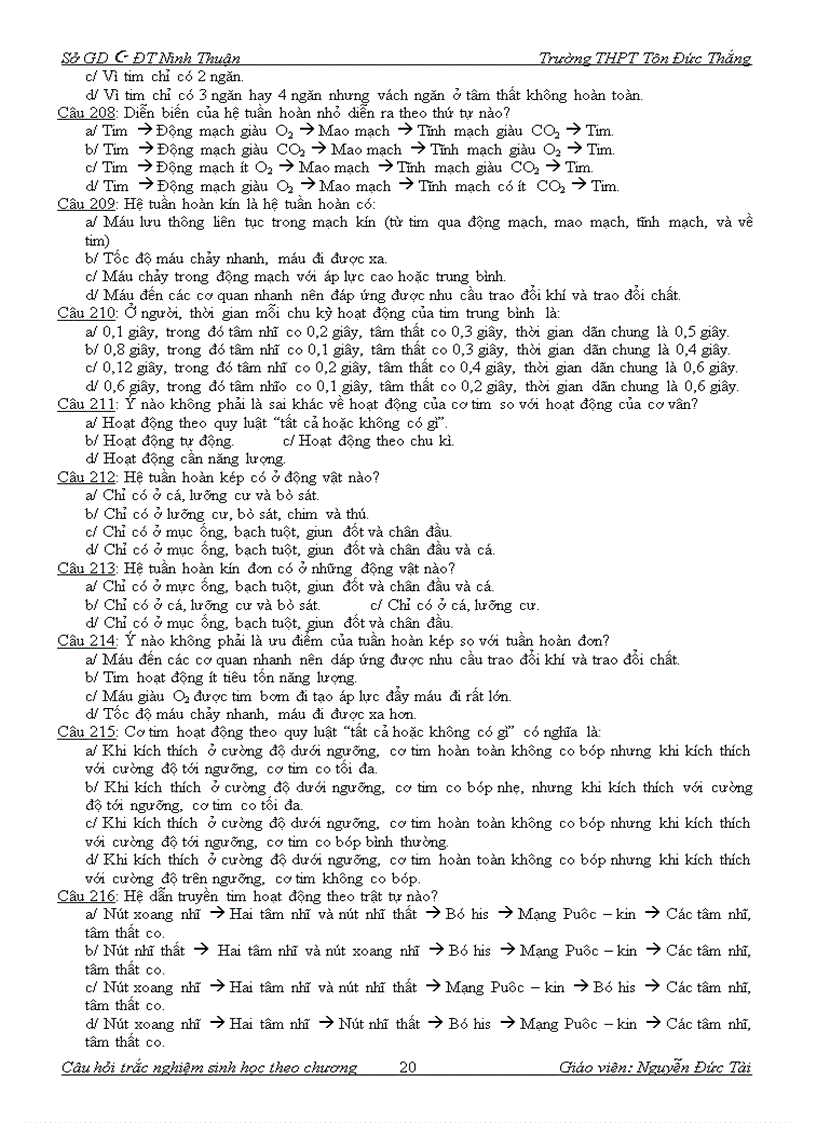 image for page Trăc nghiệm 11 mới chương i