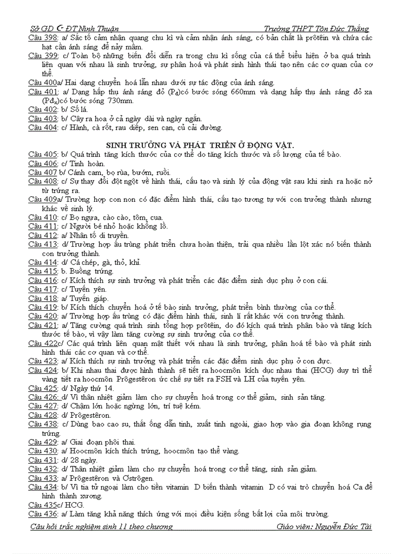 image for page Trắc nghiệm 11 mới chương iii