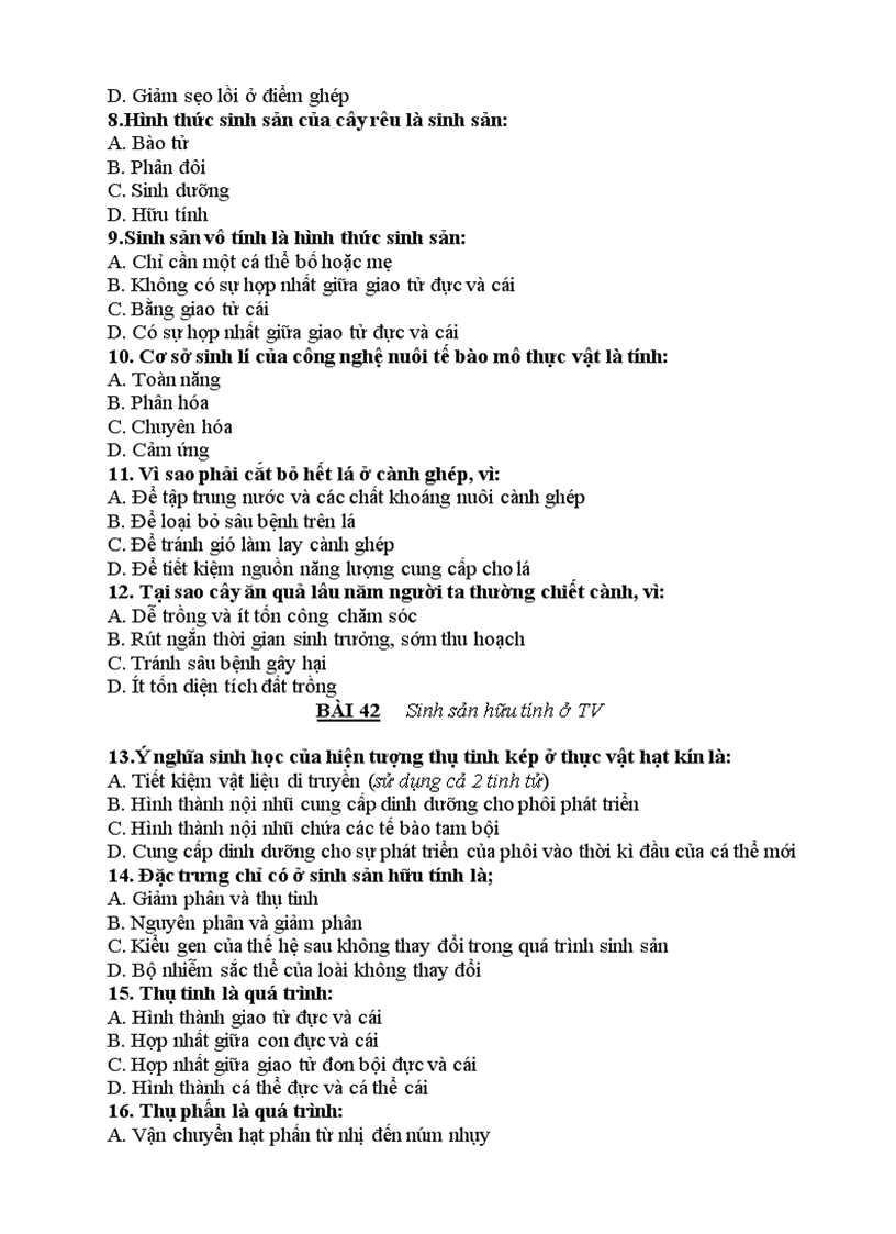 image for page Trac nghiem snh 11