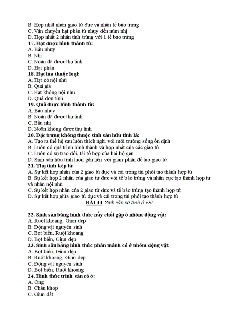 image for page Trac nghiem snh 11