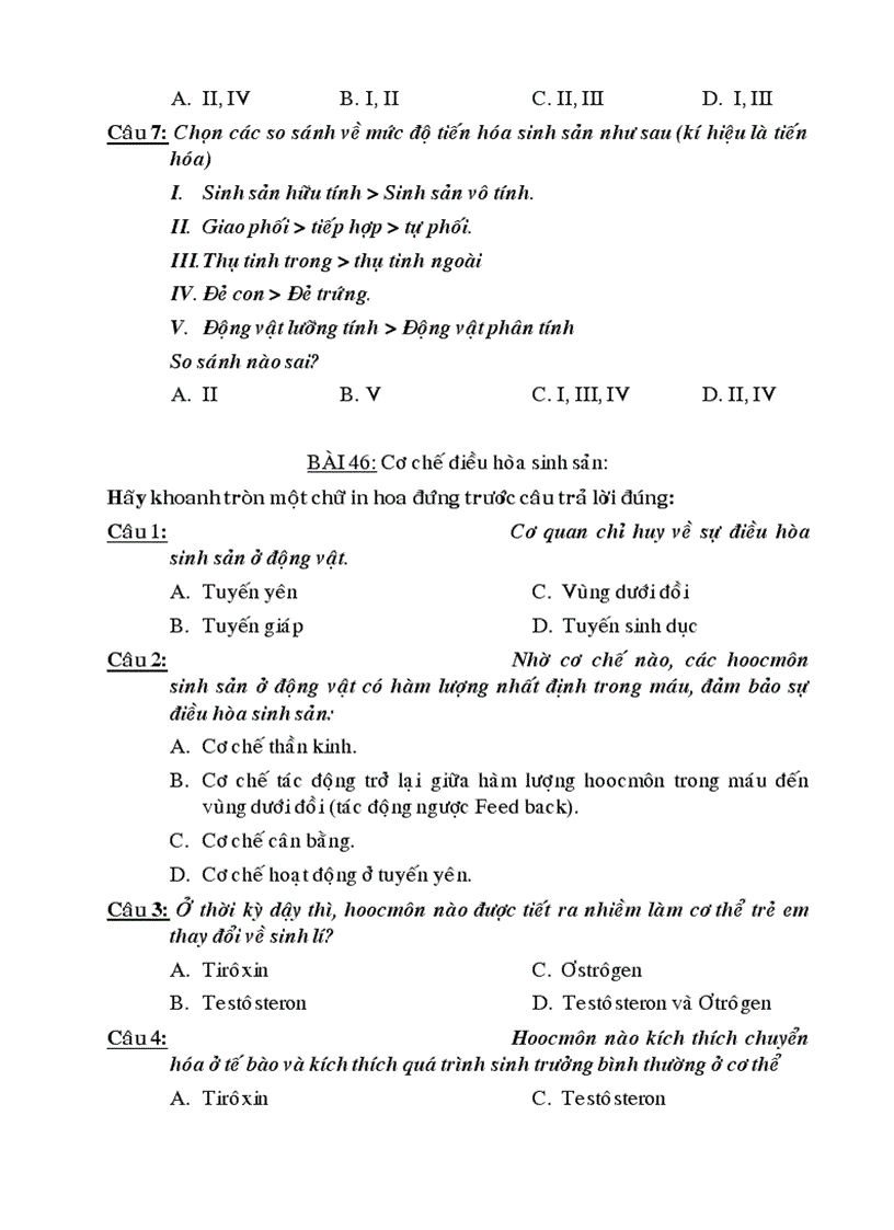 image for page Trac nghiem snh 11