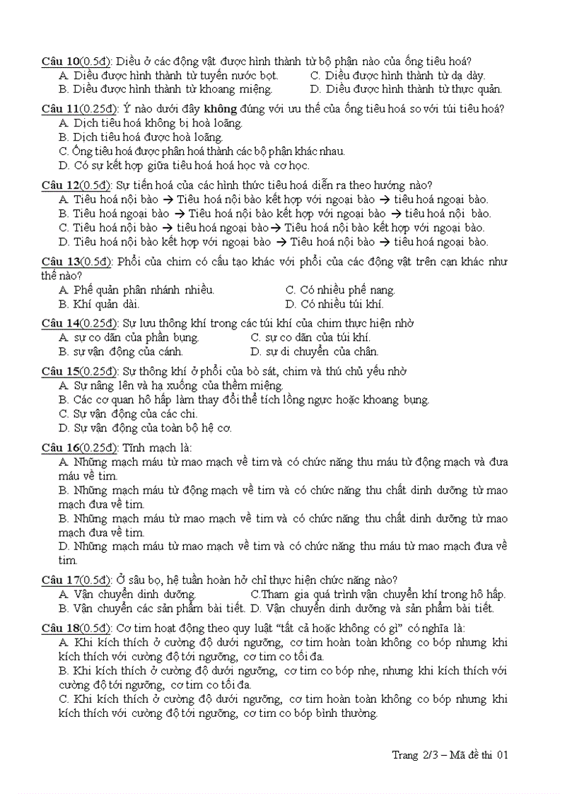 image for page Trac nghiưm Sinh 11