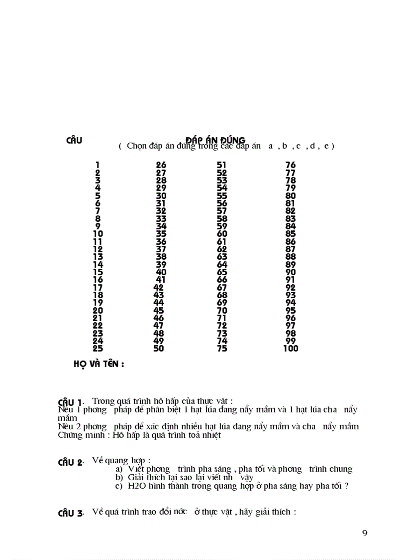 image for page 100 câu hỏi thi HSG