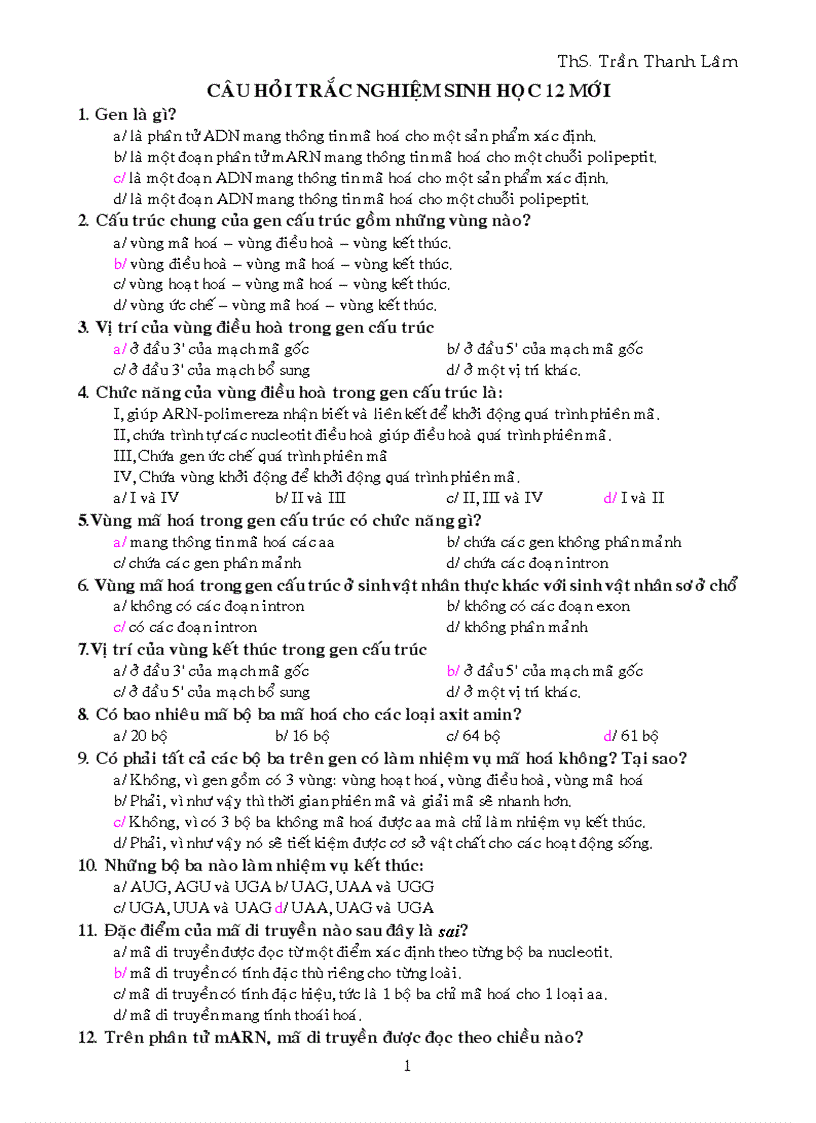 image for page 100 câu TN chuong1 SH12 mới