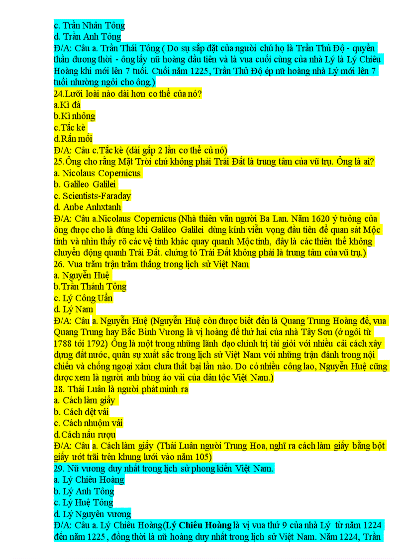 image for page 100 cau trac nghiem kien thuc tong hop