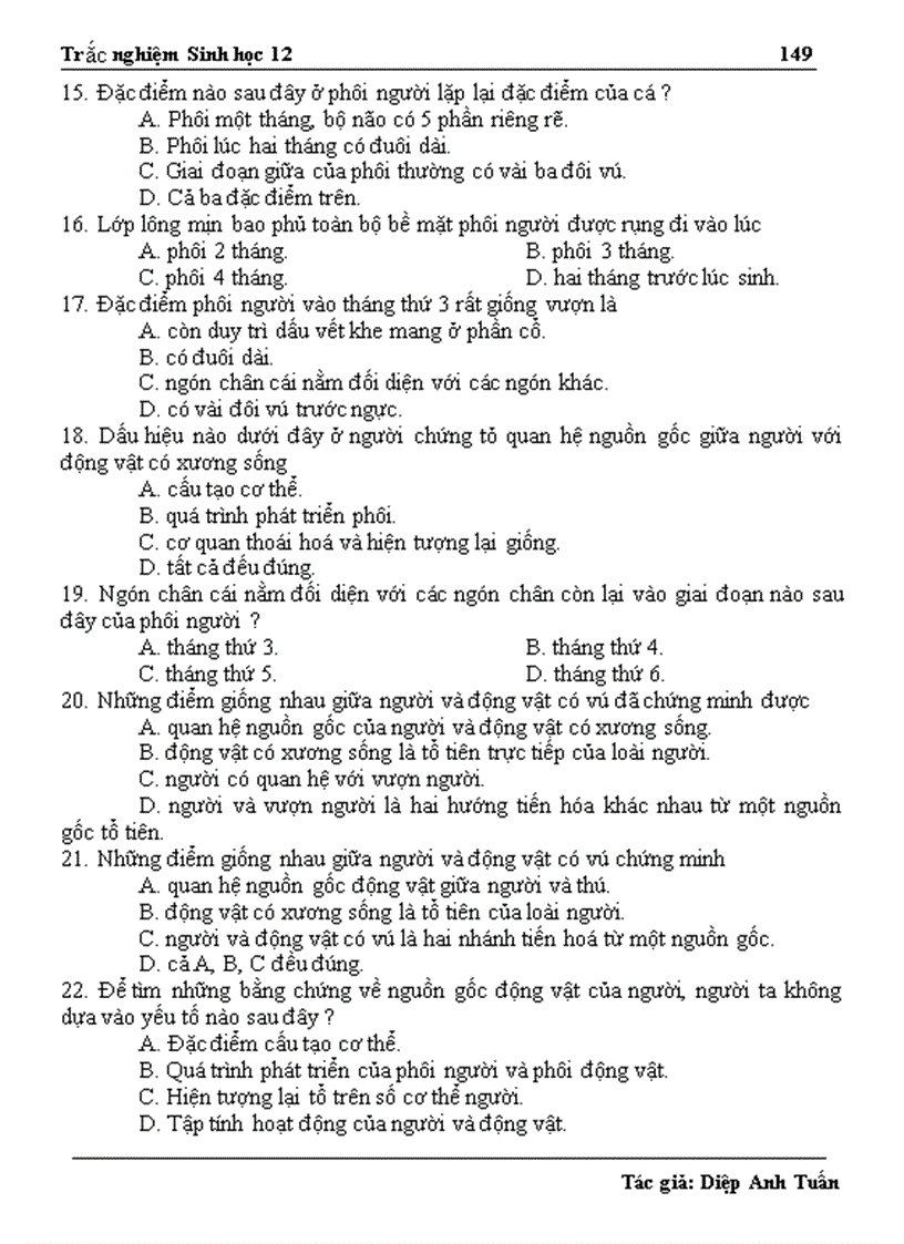 image for page 1300 câu hỏi ôn thi TN THPT và CĐ ĐH