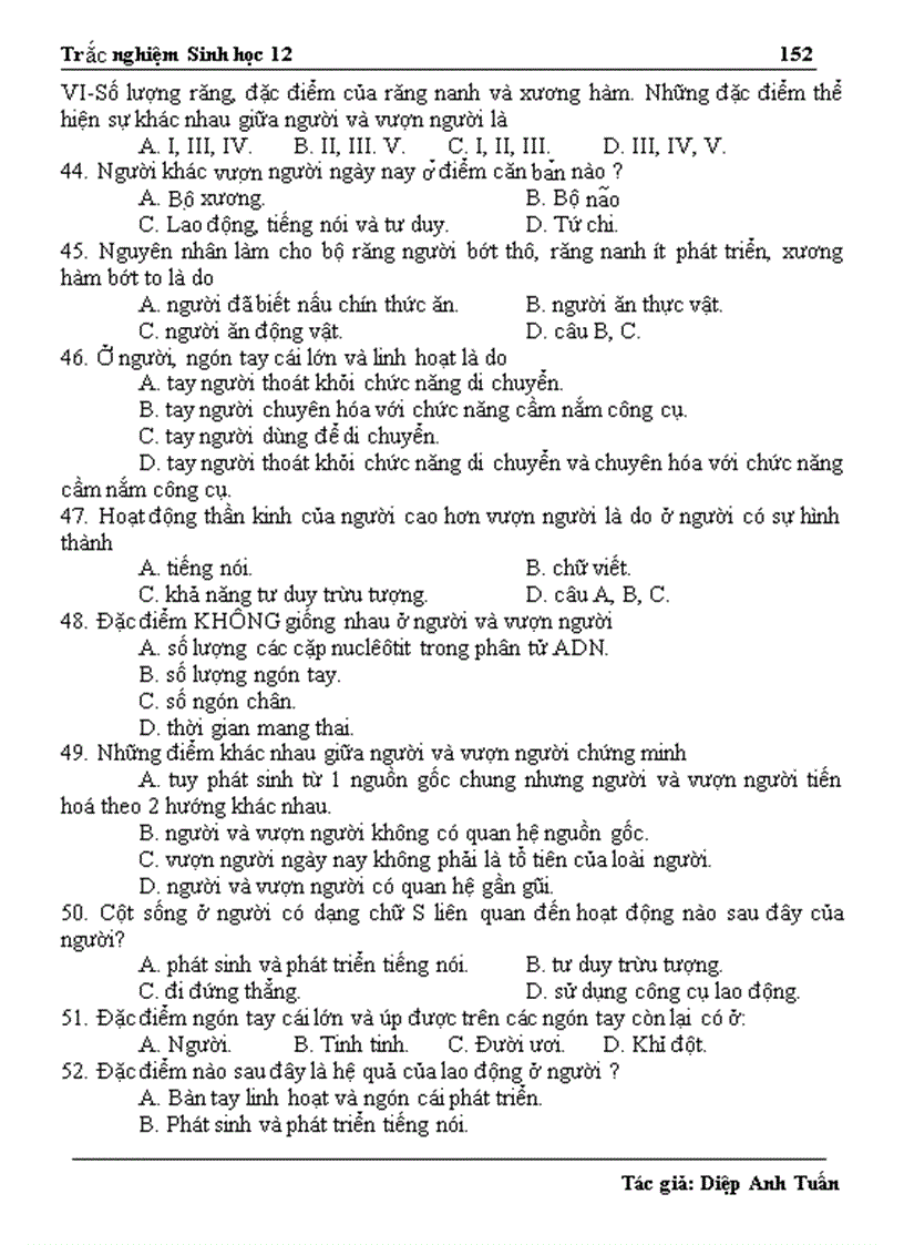 image for page 1300 câu hỏi ôn thi TN THPT và CĐ ĐH