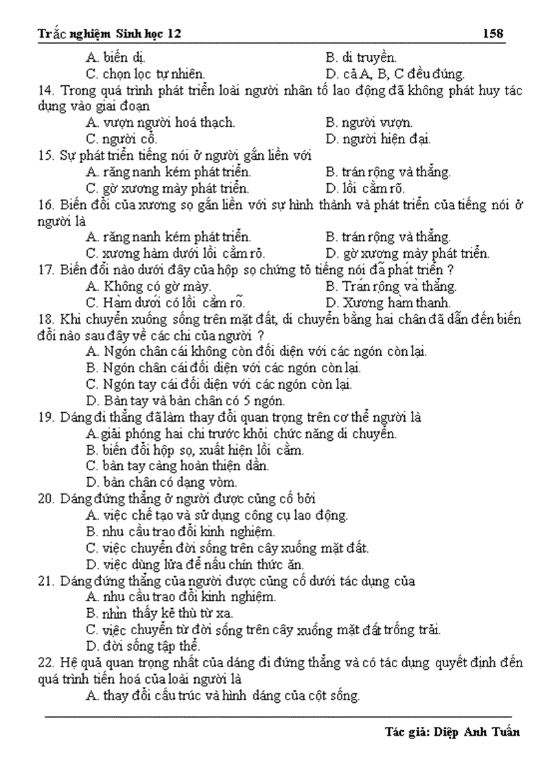 image for page 1300 câu hỏi trắc nghiệm ôn thi TN ĐH CĐ