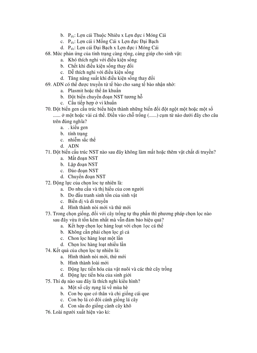 image for page 250 de thi thu dai hoc 2010 Sinh hoc