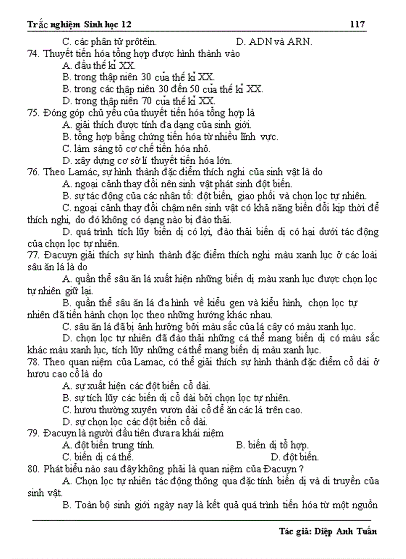 image for page 2500 cau hoi thi TNTHPT sinh hoc 12