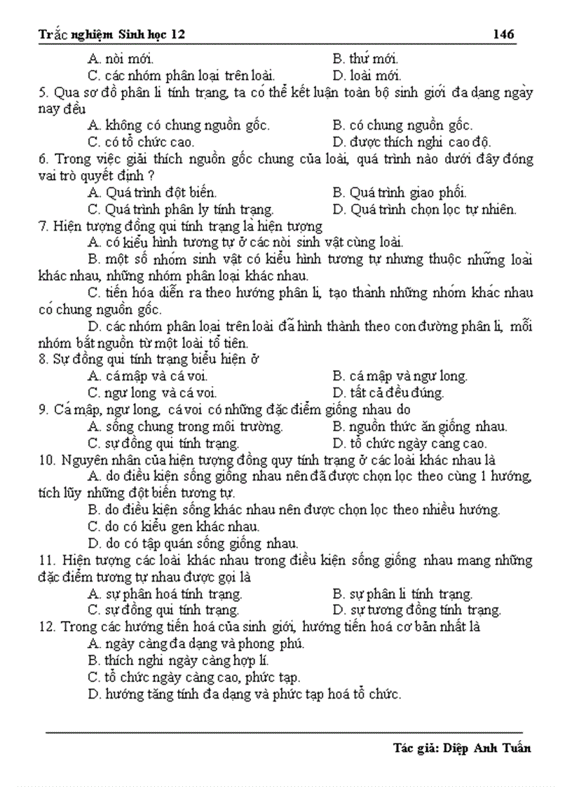 image for page 2500 cau hoi thi TNTHPT sinh hoc 12