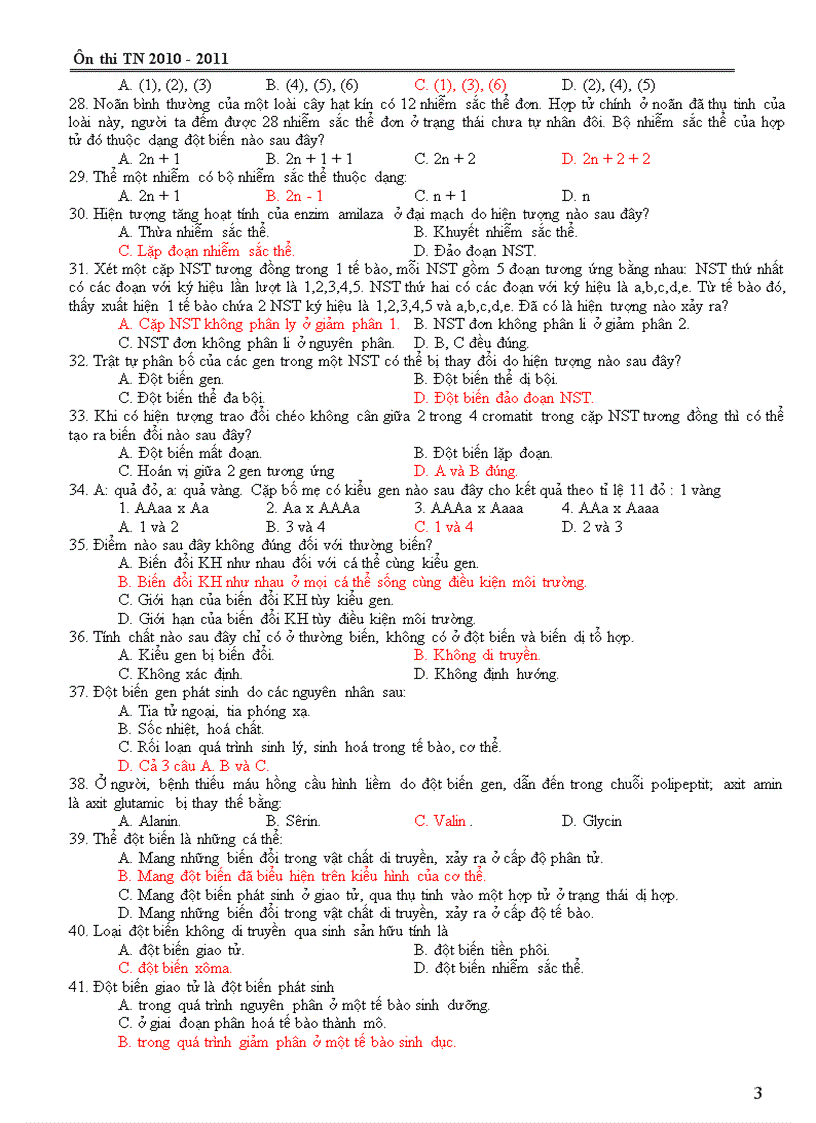 image for page 648 cau hoi trac nghiem sinh 12 co dap an