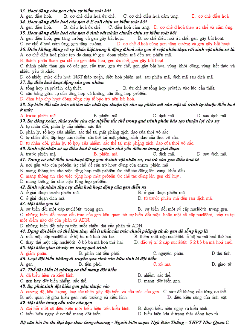 image for page 678 cau hoi on thi trac nghiem Sinh 12