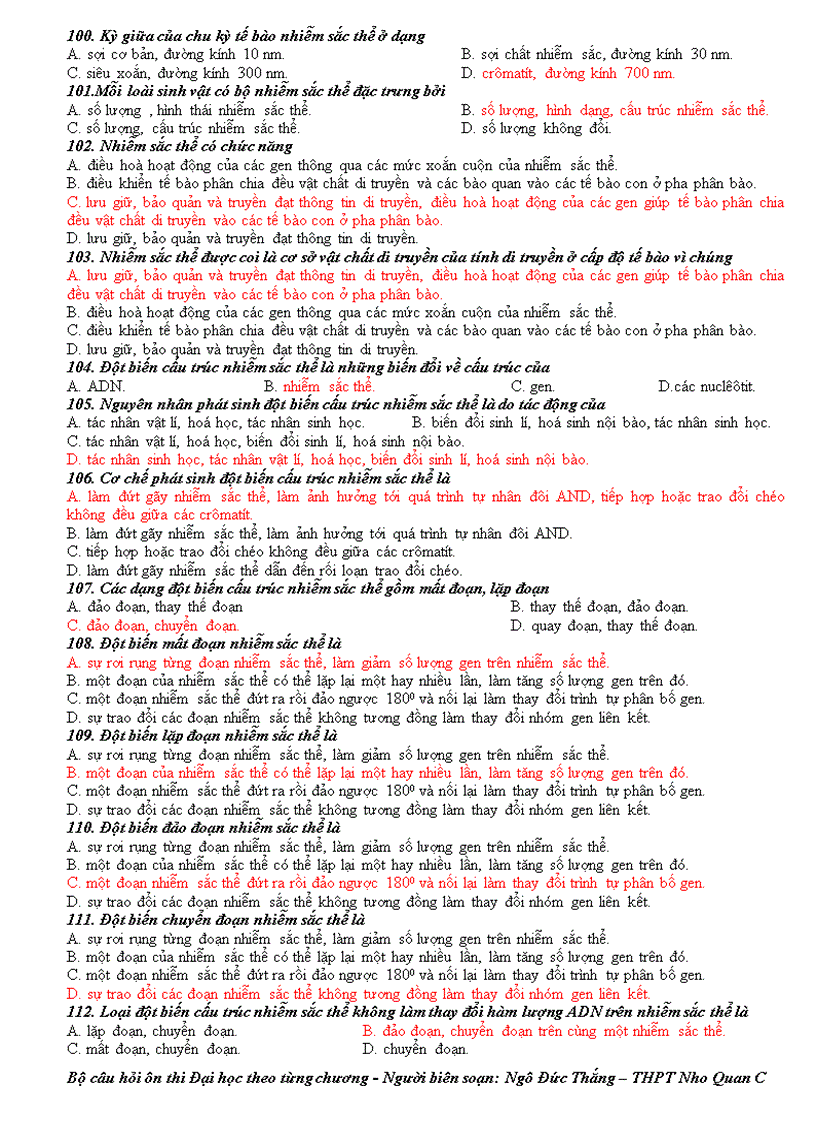 image for page 678 cau hoi on thi trac nghiem Sinh 12