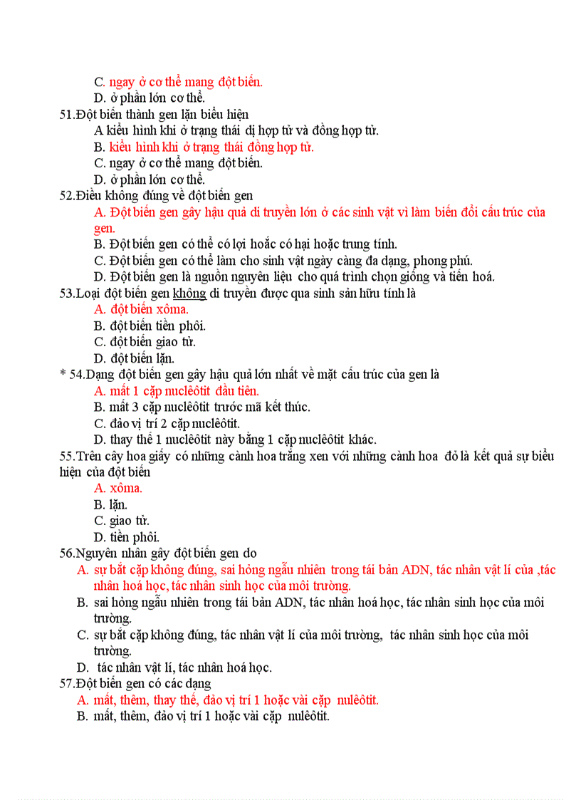 image for page 682 câu Hỏi Trắc Nghiệm 12 Thầy cô xem và tham Khảo