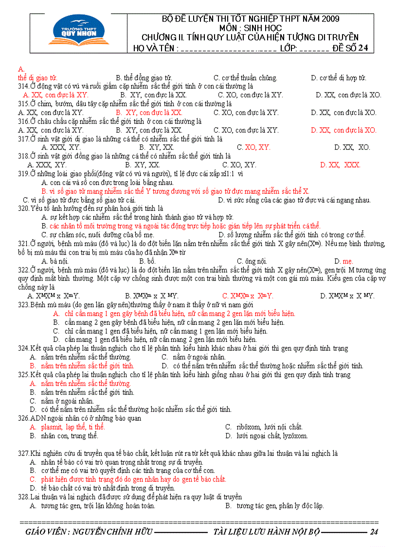 image for page 682 câu hỏi trắc nghiệm sinh học 12 có đáp án