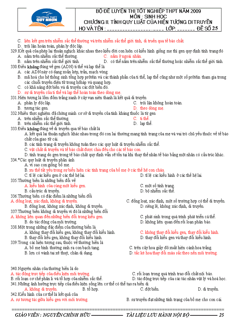 image for page 682 câu hỏi trắc nghiệm sinh học 12 có đáp án