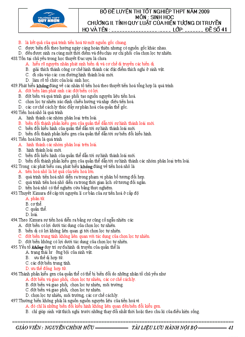 image for page 682 câu hỏi trắc nghiệm sinh học 12 có đáp án