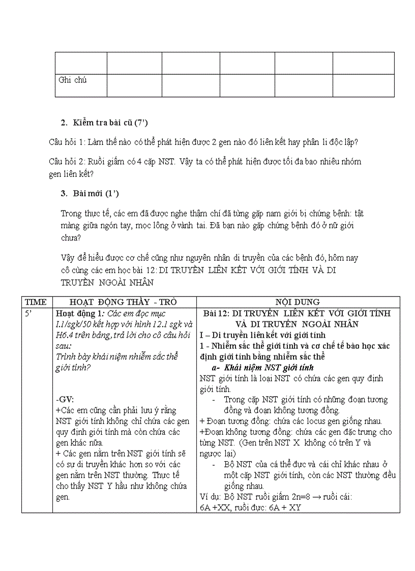 image for page Bài 12 sinh học 12CB