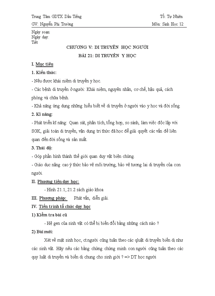 image for page Bài 21 Sinh học 12 Căn bản