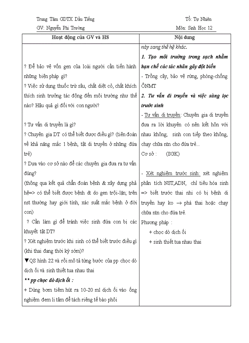 image for page Bài 22 Sinh học 12 Căn bản