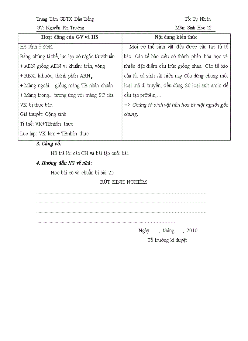image for page Bài 24 Sinh học 12 Căn bản