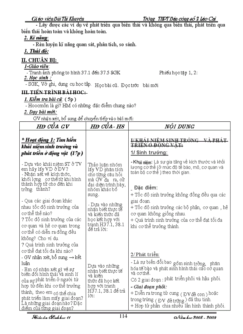 image for page Bài giảng sinh 11