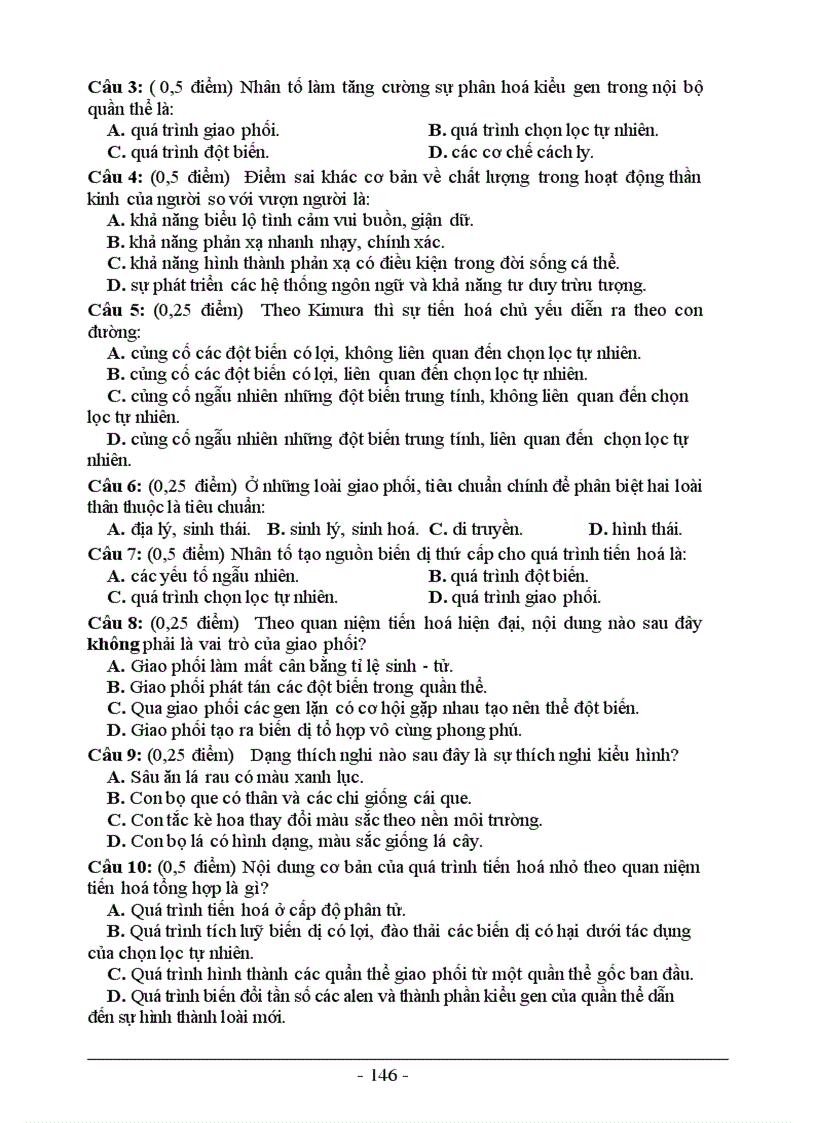 image for page Bài soạn Sinh học 12