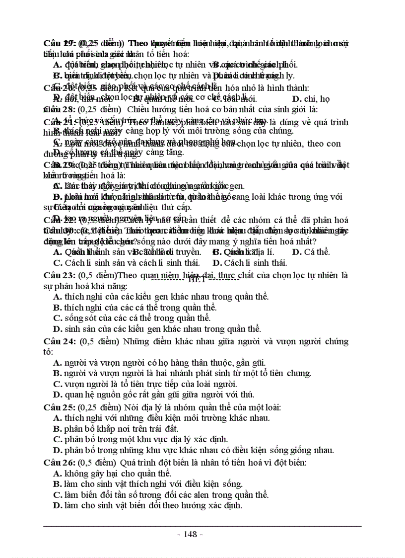 image for page Bài soạn Sinh học 12