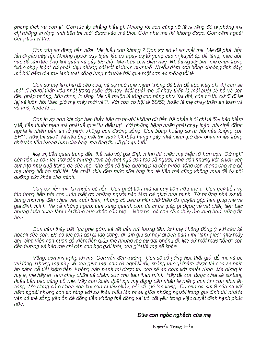 image for page Bài văn Nghị luận phá cách