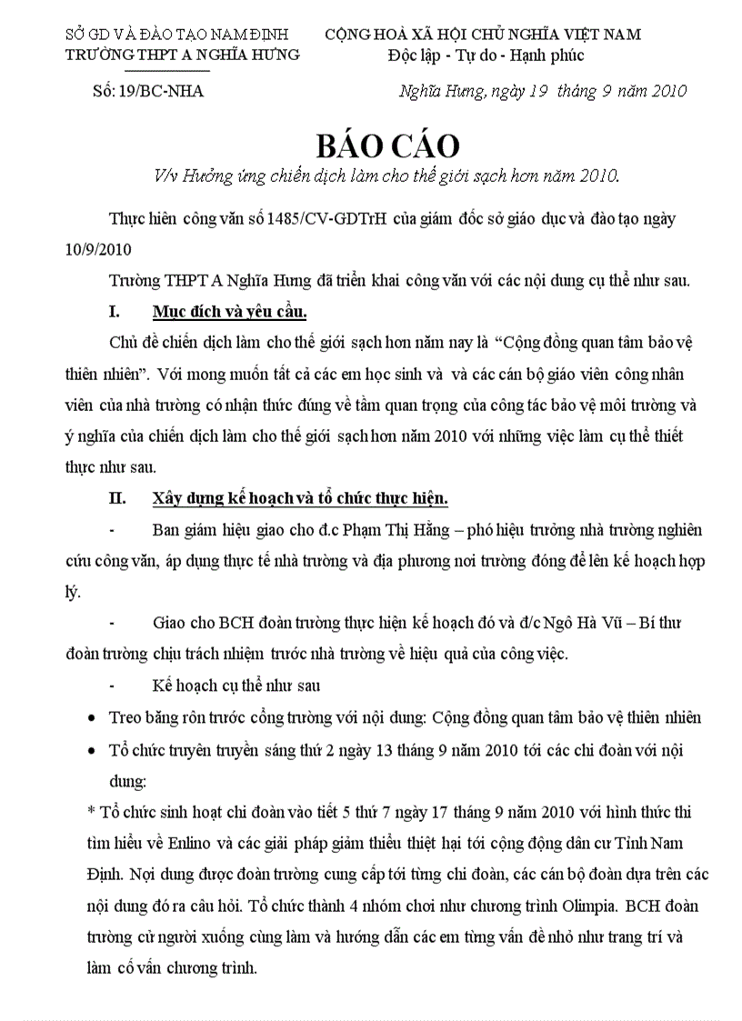 image for page Bao cao chien dich lam cho the gioi sach hon