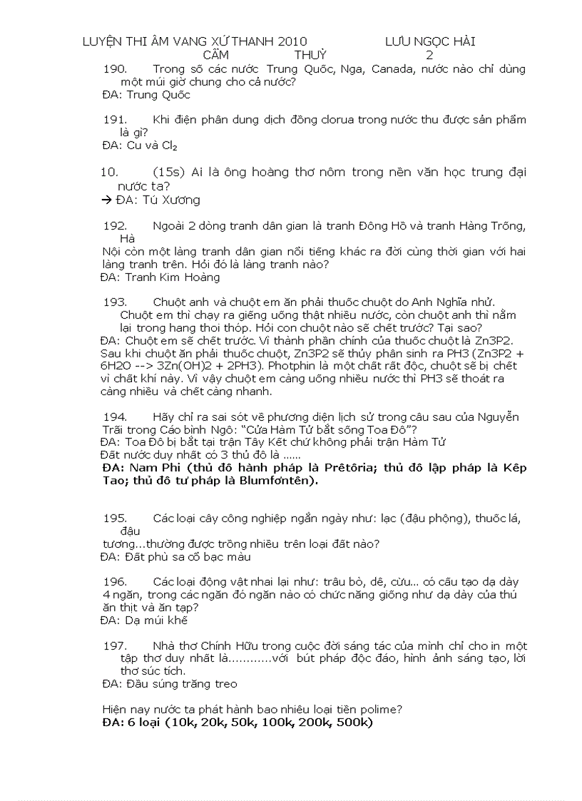 image for page Bộ câu hỏi luyện thi âm vang xứ thanh 5