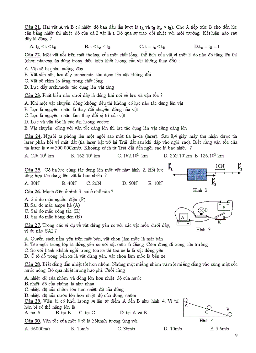 image for page Bộ đề bồi dưỡng HSG Lý 9