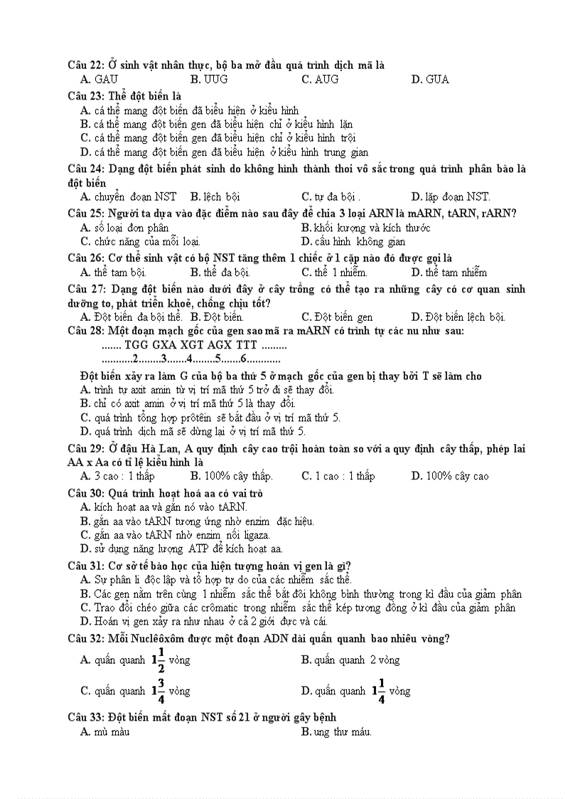 image for page Bộ đề kiểm tra 1 tiết sh12 GDTX