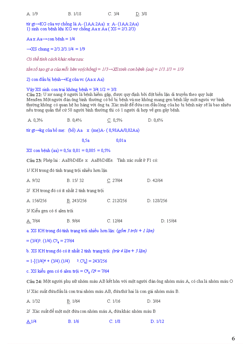 image for page BTSinh chuyên đề 4 Tổ hợp xác suất