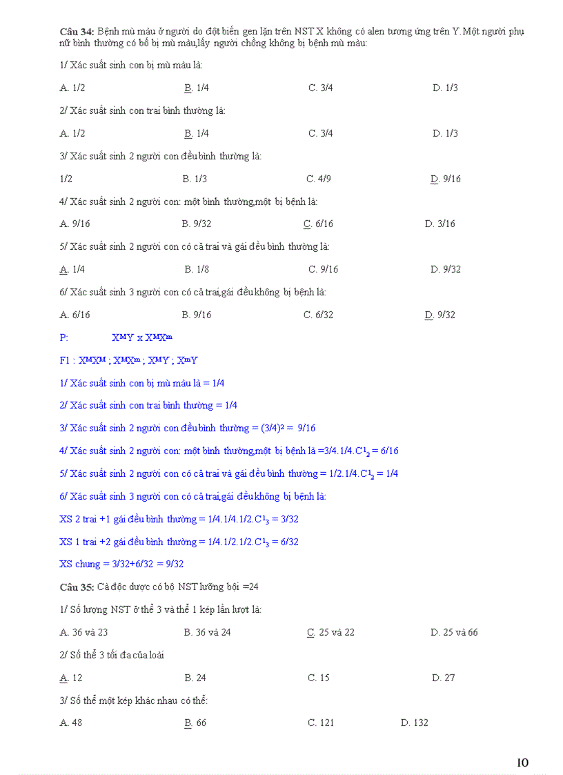 image for page BTSinh chuyên đề 4 Tổ hợp xác suất