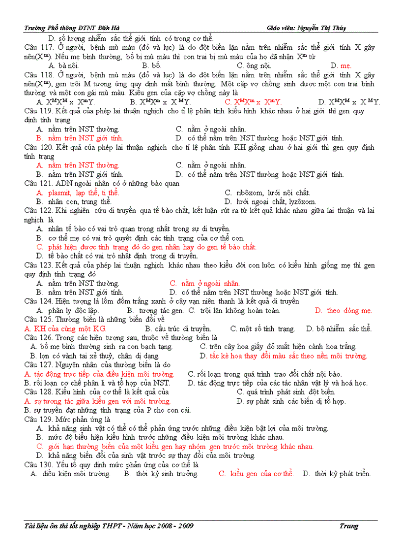 image for page Các quy luật DT Ôn TN Có trắc nghiệm và câu hỏi tự luận