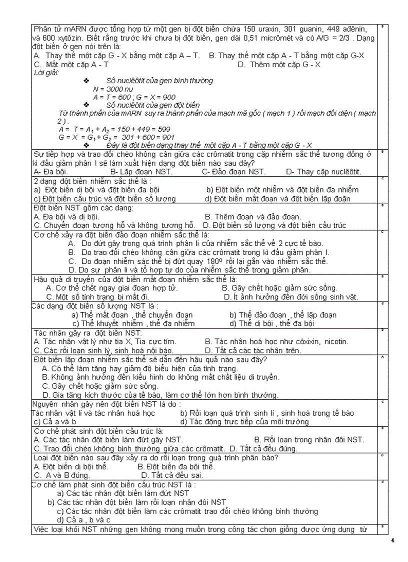 image for page Câu hỏi trắc nghiệm ôn thi TNTHPT